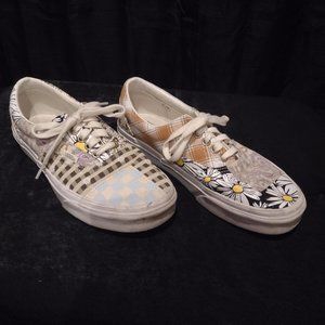 Vans Off the Wall Collab Plaid, Paisley, and Floral Patchwork Shoes